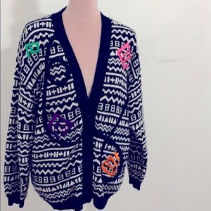 🎃3/$25 Vintage 80s cardigan